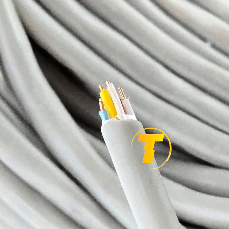کابل تلفنی 4 زوج آلومینیوم روکش مس راد کابل با روکش PVC