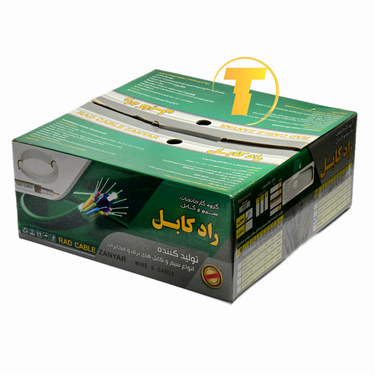 کابل تلفن راد کابل ۶ زوج ۰.۶ میلیمتر با هادی آلومینیوم روکش مس