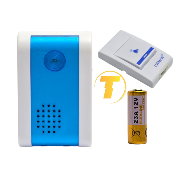 زنگ درب بدون سیم LUCKARM با چراغ اعلان نوری