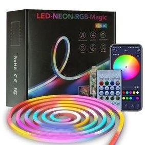 ریسه نئون فلکسی ۵ متری مناسب نورپردازی دکوراتیو و تزئینی