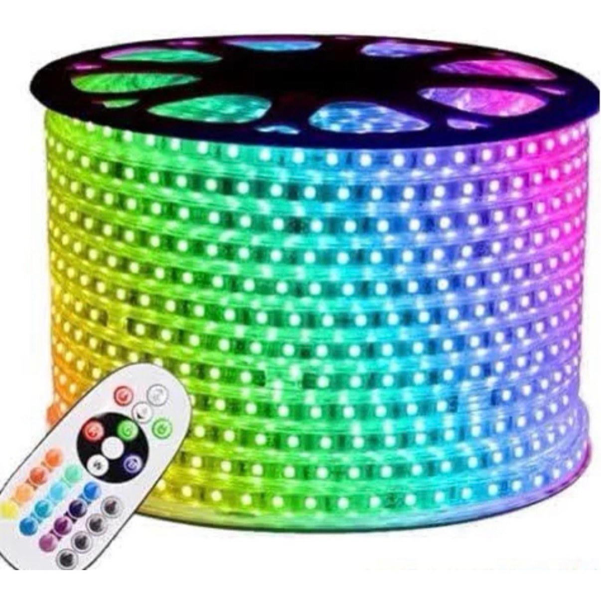 ریسه ال ای دی وایرلس RGB مدل شلنگی