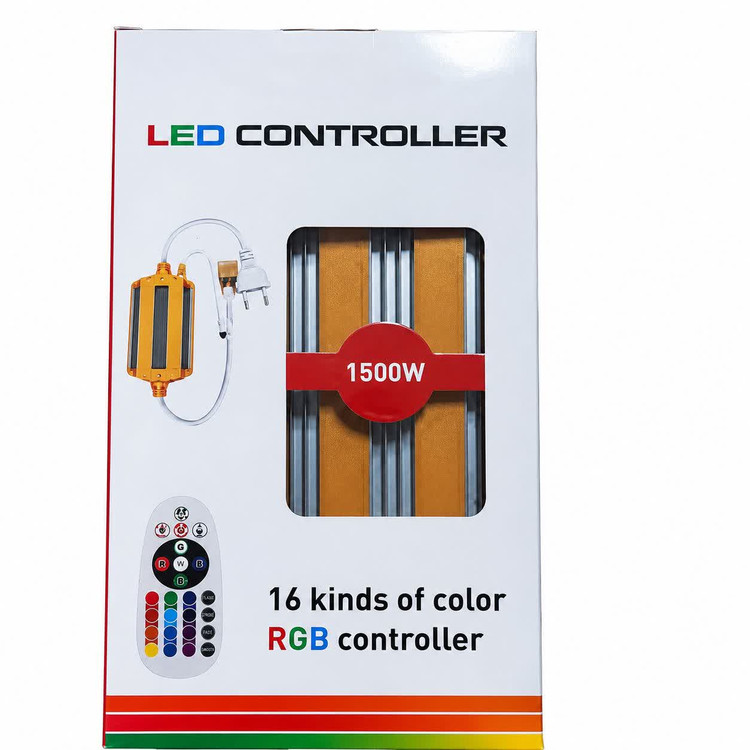 کنترلر RGB ریسه LED مادون قرمز 1500 وات با کنترل سرعت و روشنایی