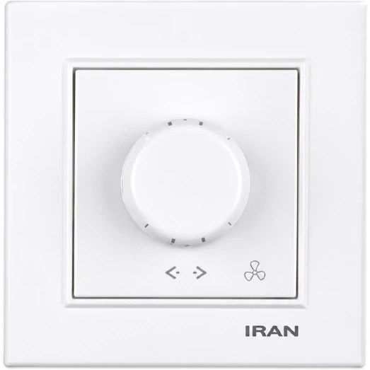 کلید و پریز توکار سفید ایران الکتریک مدل برلیان اقتصادی