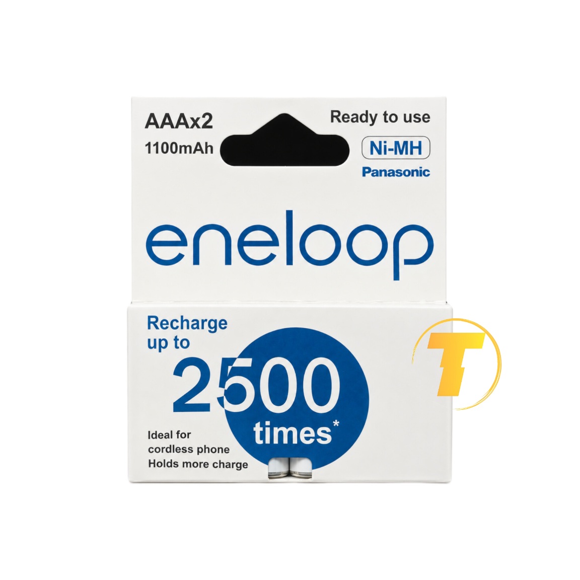 باتری شارژی پاناسونیک Eneloop AAA ظرفیت 1100 میلی‌آمپر ساعت