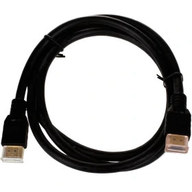کابل HDMI مشکی ۱.۵ متری با کانکتورهای اتصال تصویر و صدا